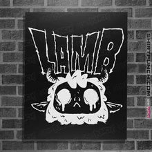Load image into Gallery viewer, Secret_Shirts Posters / 4"x6" / Black The Lamb