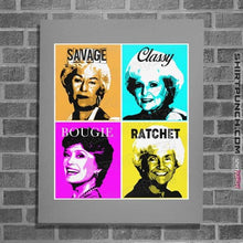 Load image into Gallery viewer, Shirts Posters / 4"x6" / Sports Grey Golden Savage