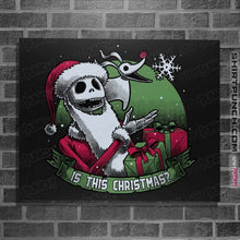 Load image into Gallery viewer, Daily_Deal_Shirts Posters / 4"x6" / Black Is This Christmas?