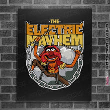 Load image into Gallery viewer, Daily_Deal_Shirts Posters / 4"x6" / Black Electric Mayhem