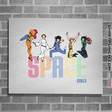 Load image into Gallery viewer, Shirts Posters / 4"x6" / White Space Girls