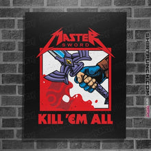 Load image into Gallery viewer, Daily_Deal_Shirts Posters / 4"x6" / Black Sword Of Resurrection
