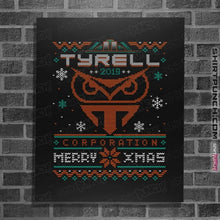 Load image into Gallery viewer, Daily_Deal_Shirts Posters / 4"x6" / Black Happy Replicant Xmas