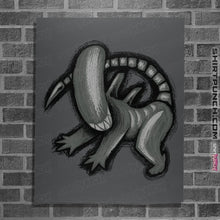 Load image into Gallery viewer, Shirts Posters / 4"x6" / Charcoal The Xeno King