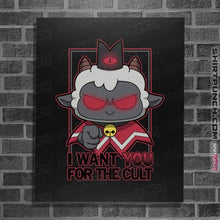 Load image into Gallery viewer, Secret_Shirts Posters / 4"x6" / Black Uncle Lamb