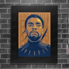 Load image into Gallery viewer, Shirts Posters / 4"x6" / Black King T'Challa