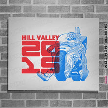 Load image into Gallery viewer, Shirts Posters / 4"x6" / White Hill Valley 2015 Light
