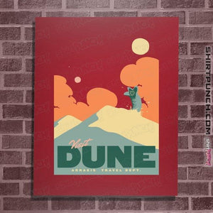 Shirts Posters / 4"x6" / Red Visit Dune