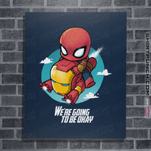 Load image into Gallery viewer, Shirts Posters / 4"x6" / Navy We're Going To Be Ok