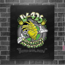 Load image into Gallery viewer, Shirts Posters / 4"x6" / Black Facehugging Adventures