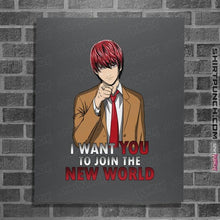 Load image into Gallery viewer, Shirts Posters / 4"x6" / Charcoal Support Kira