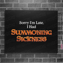 Load image into Gallery viewer, Secret_Shirts Posters / 4"x6" / Black Summoning Sickness
