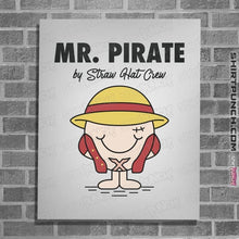 Load image into Gallery viewer, Shirts Posters / 4"x6" / White The Little Mr Pirate