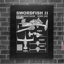 Load image into Gallery viewer, Shirts Posters / 4"x6" / Black Swordfish II Deal
