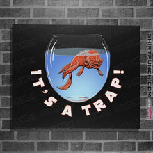 Load image into Gallery viewer, Shirts Posters / 4"x6" / Black Trap Bowl