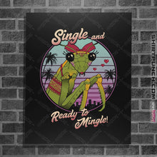 Load image into Gallery viewer, Shirts Posters / 4"x6" / Black Single Mantis