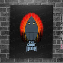 Load image into Gallery viewer, Shirts Posters / 4"x6" / Black The Giant Iron