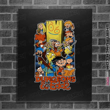 Load image into Gallery viewer, Daily_Deal_Shirts Posters / 4"x6" / Black Dungeons & Edds