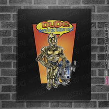 Load image into Gallery viewer, Secret_Shirts Posters / 4"x6" / Black Where is the Master Luke