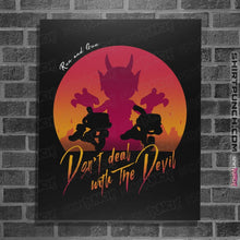 Load image into Gallery viewer, Shirts Posters / 4"x6" / Black Don't Deal with the Devil