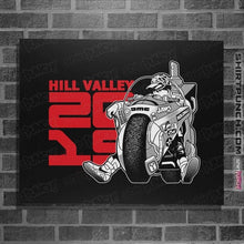 Load image into Gallery viewer, Shirts Posters / 4"x6" / Black Hill Valley 2015 Dark
