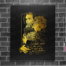 Load image into Gallery viewer, Shirts Posters / 4"x6" / Black A Fierce Killer