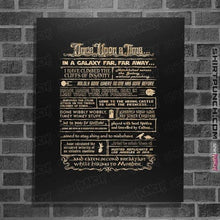 Load image into Gallery viewer, Daily_Deal_Shirts Posters / 4&quot;x6&quot; / Black Once Upon A Time
