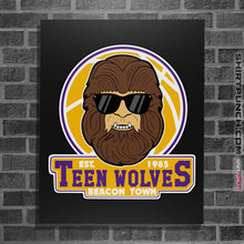 Load image into Gallery viewer, Shirts Posters / 4"x6" / Black Teen Wolves