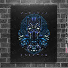 Load image into Gallery viewer, Daily_Deal_Shirts Posters / 4"x6" / Black Wakanda Forever