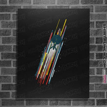 Load image into Gallery viewer, Daily_Deal_Shirts Posters / 4"x6" / Black At Warp Speed
