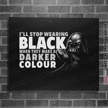 Load image into Gallery viewer, Secret_Shirts Posters / 4"x6" / Black Black Tees