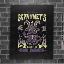Load image into Gallery viewer, Shirts Posters / 4"x6" / Black Baphomet's Tiki Lounge