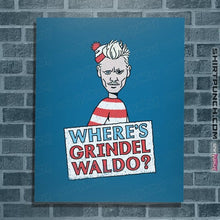 Load image into Gallery viewer, Secret_Shirts Posters / 4"x6" / Sapphire Wheres Grindelwaldo