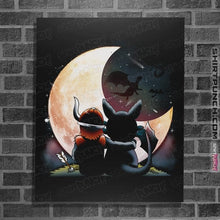 Load image into Gallery viewer, Daily_Deal_Shirts Posters / 4"x6" / Black Viking Night