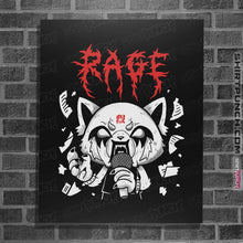 Load image into Gallery viewer, Shirts Posters / 4"x6" / Black Rage Mood