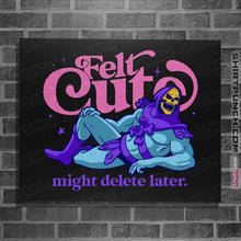 Load image into Gallery viewer, Secret_Shirts Posters / 4"x6" / Black Felt Cute!