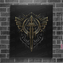 Load image into Gallery viewer, Sold_Out_Shirts Posters / 4"x6" / Black Hero Sword