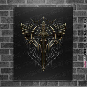 Sold_Out_Shirts Posters / 4"x6" / Black Hero Sword