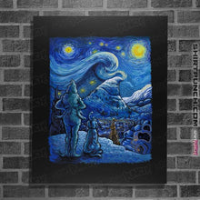 Load image into Gallery viewer, Secret_Shirts Posters / 4"x6" / Black Starry Crumpit