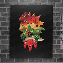 Load image into Gallery viewer, Shirts Posters / 4"x6" / Black World of Adventure