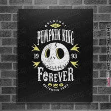 Load image into Gallery viewer, Shirts Posters / 4"x6" / Black Pumpkin King Forever