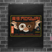 Load image into Gallery viewer, Daily_Deal_Shirts Posters / 4"x6" / Black 3 Rules Of The Mogwai