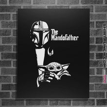 Load image into Gallery viewer, Shirts Posters / 4"x6" / Black Mandofather