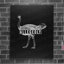 Load image into Gallery viewer, Secret_Shirts Posters / 4"x6" / Black Ostrich