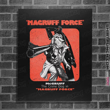 Load image into Gallery viewer, Shirts Posters / 4"x6" / Black Magruff Force