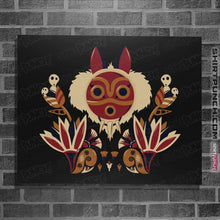 Load image into Gallery viewer, Shirts Posters / 4"x6" / Black Mononoke Deco