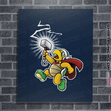 Load image into Gallery viewer, Secret_Shirts Posters / 4"x6" / Navy Mjolnir Bros