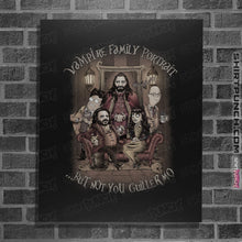 Load image into Gallery viewer, Shirts Posters / 4"x6" / Black Vampire Family Portrait