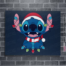 Load image into Gallery viewer, Secret_Shirts Posters / 4"x6" / Navy Ohana Christmas Holiday