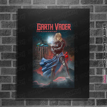 Load image into Gallery viewer, Secret_Shirts Posters / 4"x6" / Black Garth Vader Secret Sale